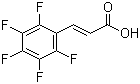 2,3,4,5,6-五氟肉桂酸分子结构 (CAS 719-60-8)