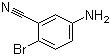 5-氨基-2-溴苯腈分子结构 (CAS 72115-09-4)