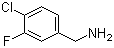 4-Chloro-3-fluorobenzylamine molecular structure (CAS 72235-58-6)