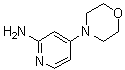 4-(吗啉-4-基)吡啶-2-胺分子结构 (CAS 722549-98-6)