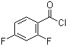 2,4-二氟苯甲酰氯分子结构 (CAS 72482-64-5)