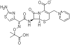 Ceftazidime  molecular structure (CAS 72558-82-8)