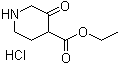 3-Oxo-4-piperidinecarboxylic acid ethyl ester hydrochloride molecular structure (CAS 72738-09-1)