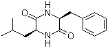 环(L-亮氨酰-L-苯丙氨酰)分子结构 (CAS 7280-77-5)