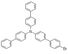 N,N-Bis([1,1'-biphenyl]-4-yl)-4'-bromo-[1,1'-biphenyl]-4-amine molecular structure (CAS 728039-63-2)