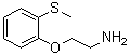 2-[2-(甲硫基)苯氧基]乙胺分子结构 (CAS 72955-86-3)