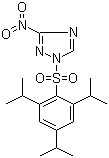 3-硝基-1-[[2,4,6-三(异丙基)苯基]磺酰基]-1H-1,2,4-三唑分子结构 (CAS 73118-37-3)