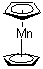 二环戊二烯基锰分子结构 (CAS 73138-26-8)