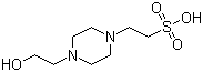 4-羟乙基哌嗪乙磺酸分子结构 (CAS 7365-45-9)