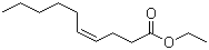 (Z)-4-癸烯酸乙酯分子结构 (CAS 7367-84-2)