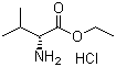 D-缬氨酸乙酯盐酸盐分子结构 (CAS 73913-64-1)