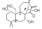 尾叶香茶菜丙素分子结构 (CAS 73981-34-7)