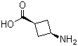 cis-3-Aminocyclobutanecarboxylic acid molecular structure (CAS 74316-27-1)