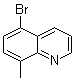 5-Bromo-8-methylquinoline molecular structure (CAS 74316-55-5)
