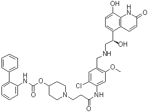 Batefenterol分子结构 (CAS 743461-65-6)