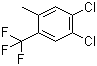 3,4-二氯-6-三氟甲基甲苯分子结构 (CAS 74483-51-5)