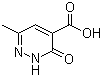 6-Methyl-3-oxo-2,3-dihydropyridazine-4-carboxylic acid molecular structure (CAS 74557-73-6)