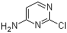 4-氨基-2-氯嘧啶分子结构 (CAS 7461-50-9)