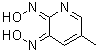 5-Methyl-2,3-pyridinedione 2,3-dioxime molecular structure (CAS 7463-57-2)