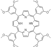 5,10,15,20-四(3,5-二甲氧基苯基)-21H,23H-卟吩分子结构 (CAS 74684-34-7)
