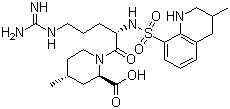 阿加曲班分子结构 (CAS 74863-84-6)