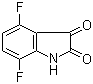 4,7-二氟靛红分子结构 (CAS 749240-52-6)