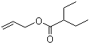 Allyl 2-ethylbutyrate molecular structure (CAS 7493-69-8)
