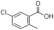 5-氯-2-甲基苯甲酸分子结构 (CAS 7499-06-1)