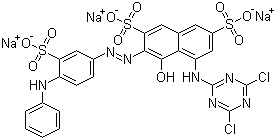 Reactive Blue 81 molecular structure (CAS 75030-18-1)