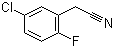 5-氯-2-氟苯乙腈分子结构 (CAS 75279-54-8)