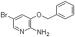 2-氨基-5-溴-3-苄氧基吡啶分子结构 (CAS 754230-78-9)