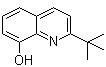 2-叔丁基-8-喹啉醇分子结构 (CAS 75457-22-6)