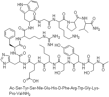 Melanotan-1 molecular structure (CAS 75921-69-6)