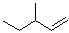 3-甲基-1-戊烯分子结构 (CAS 760-20-3)
