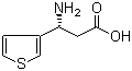 (R)-3-Amino-3-(thiophen-3-yl)propanoic acid molecular structure (CAS 760941-22-8)