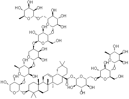 Clematichinenoside AR molecular structure (CAS 761425-93-8)