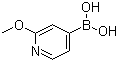 2-甲氧基吡啶-4-硼酸分子结构 (CAS 762262-09-9)
