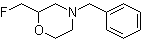 2-(Fluoromethyl)-4-(phenylmethyl)morpholine molecular structure (CAS 763053-99-2)