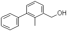 2-甲基-3-苯基苯甲醇分子结构 (CAS 76350-90-8)