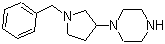 1-[1-(苯甲基)-3-吡咯烷基]哌嗪分子结构 (CAS 765878-69-1)