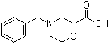 4-苄基吗啉-2-羧酸分子结构 (CAS 769087-80-1)