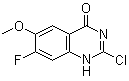 2-Chloro-7-fluoro-6-methoxy-4(1H)-quinazolinone molecular structure (CAS 769158-26-1)