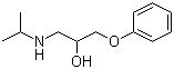 1-(Isopropylamino)-3-phenoxy-2-propanol molecular structure (CAS 7695-63-8)