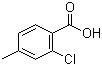 2-氯-4-甲基苯甲酸分子结构 (CAS 7697-25-8)