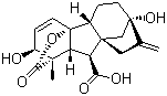 赤霉素分子结构 (CAS 77-06-5)