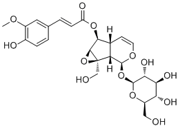 6-阿魏酰梓醇分子结构 (CAS 770721-33-0)
