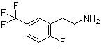 2-氟-5-(三氟甲基)苯乙胺分子结构 (CAS 771580-10-0)