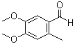 4,5-二甲氧基-2-甲基苯甲醛分子结构 (CAS 7721-62-2)
