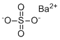 Barium sulfate molecular structure (CAS 7727-43-7)