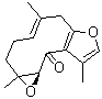 蓬莪术环氧酮分子结构 (CAS 7727-79-9)